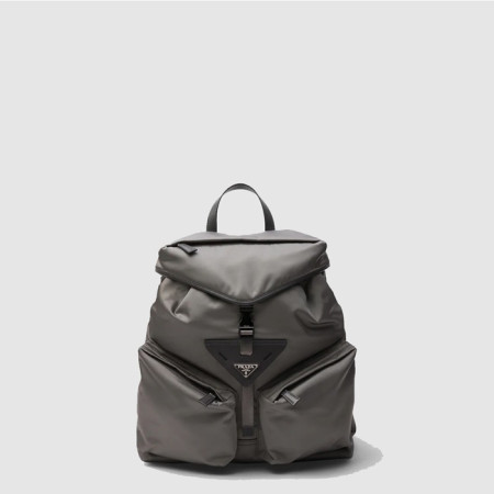 프라다 남성 리나일론 가죽 백팩 2VZ108 - Prada Mens Re-Nylon Leather Backpack - prb9137x