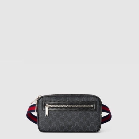 구찌 남성 지퍼 포켓 GG 벨트백 - Gucci Mens Zipper Pocket GG Belt Bag - gub9171x