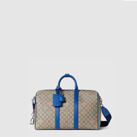 구찌 남성 GG 멀티컬러 미디엄 더플백 - Gucci Mens GG Multicolor Medium Duffel Bag - gub9174x