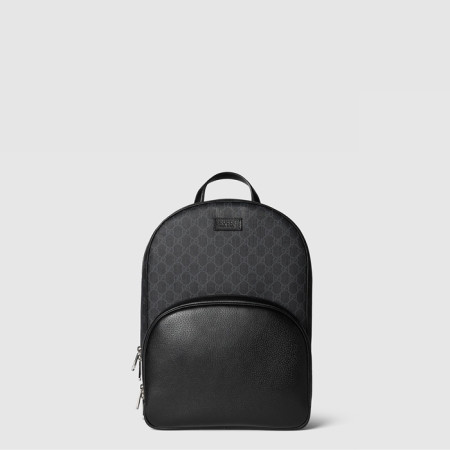 구찌 남성 태그 장식 미디엄 GG 백팩 - Gucci Mens Medium GG Backpack With Tag Decoration - gub9185x