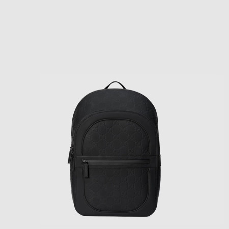 구찌 남성 GG 러버 효과 백팩 - Gucci Mens GG Rubber Effect Backpack - gub9204x