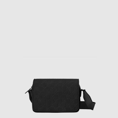 구찌 남성 GG 러버 효과 크로스백 - Gucci Mens GG Rubber Effect Crossbody Bag - gub9220x