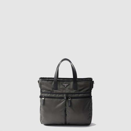 프라다 남성 리나일론 사피아노 가죽 토트백 2VG860 - Prada Mens Re-Nylon Saffiano Leather Tote Bag - prb9223x