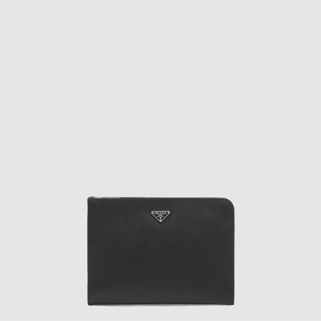 프라다 남성 사피아노 가죽 도큐먼트 홀더 2VN003 - Prada Mens Saffiano Leather Document Holder - prb9245x