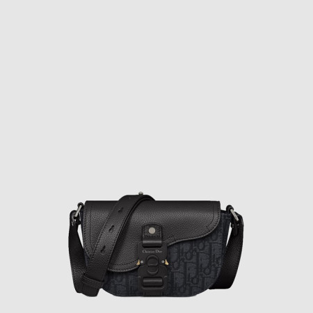 디올 남성 새들 미니 플랩 메신저 백 - Dior Mens Saddle Mini Flap Messenger Bag - dib9287x
