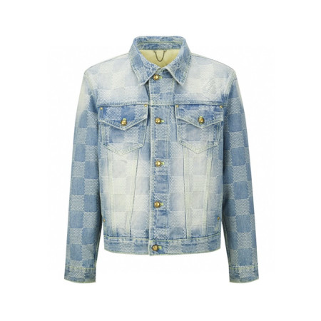 루이비통 남성 데님 재킷 - Louis vuitton Mens Denim Jacket - lvc7866x