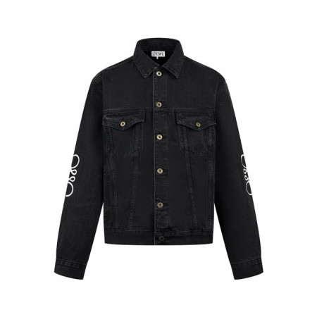 로에베 남성 데님 재킷 - Loewe Mens Denim Jacket - loc7870x