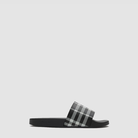 버버리 남성 체크 슬라이드 - Burberry Mens Check Slides - bus7257x