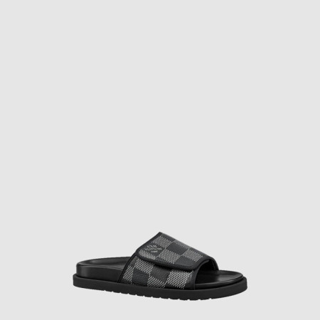 루이비통 남성 마이애미뮬 슬리퍼 - Louis vuitton Mens Miami Mule Slippers - lvs7289x
