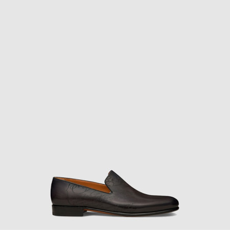 벨루티 남성 커시브 갈레 레더 로퍼 - Berluti Mens Cursive Gallé Leather Loafers - bes7506x
