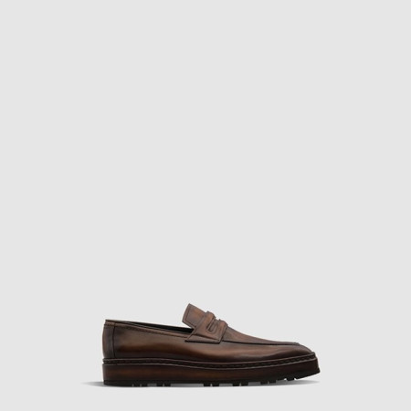 벨루티 남성 앤디 알토 레더 로퍼 - Berluti Mens Andy Alto Leather Loafers - bes7508x