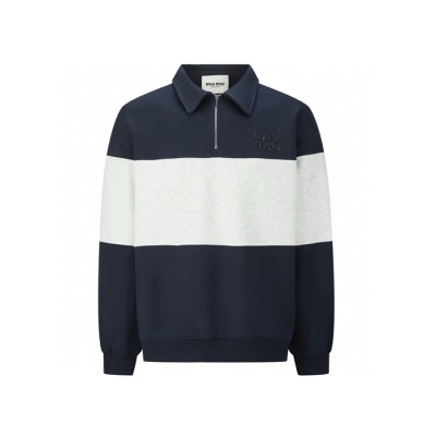 미우미우 여성 폴로 긴팔티 - Miumiu Womens Polo Tshirt - mic7884x