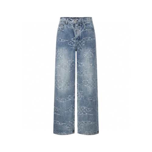 루이비통 남성 트렌디 청바지 - Louis vuitton Mens Trendy Jeans - lvc7905x