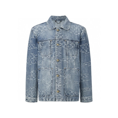 루이비통 남성 데님 재킷 - Louis vuitton Mens Denim Jacket - lvc7906x