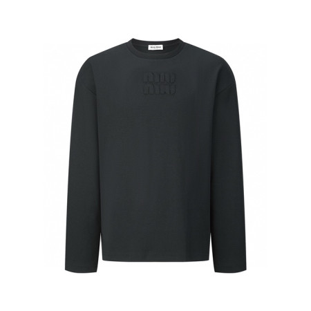 미우미우 남/녀 라운드 긴팔티 - Miumiu Unisex Round Tshirt - mic7908x