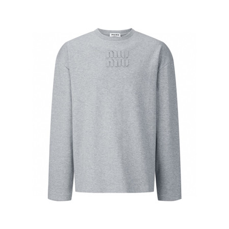 미우미우 남/녀 라운드 긴팔티 - Miumiu Unisex Round Tshirt - mic7909x