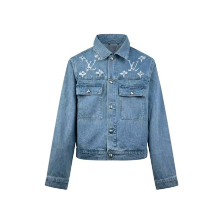 루이비통 남성 데님 재킷 - Louis vuitton Mens Denim Jacket - lvc7931x