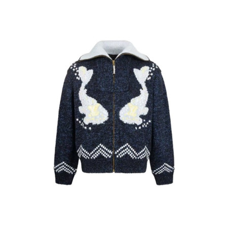 루이비통 x 니고 남성 집업 재킷 - Louis vuitton x Nigo Mens Zip-up Jacket - lvc7933x