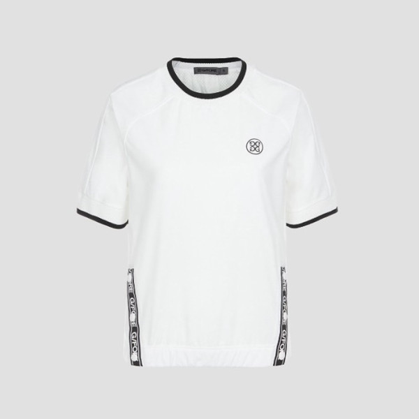 [G/FORE] 지포어 여성 메쉬 하이브리드 풀 오버 티셔츠 - gol1759x