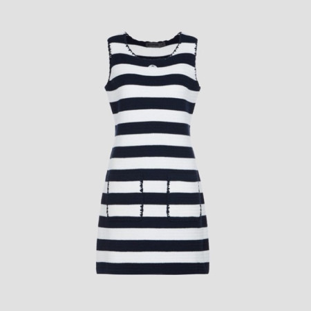 [G/FORE] 지포어 여성 스트라이프 니트 드레스 - gol1761x