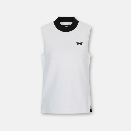 PXG 여성 베이직 하이넥 니트 썸머 베스트 - gol1780x