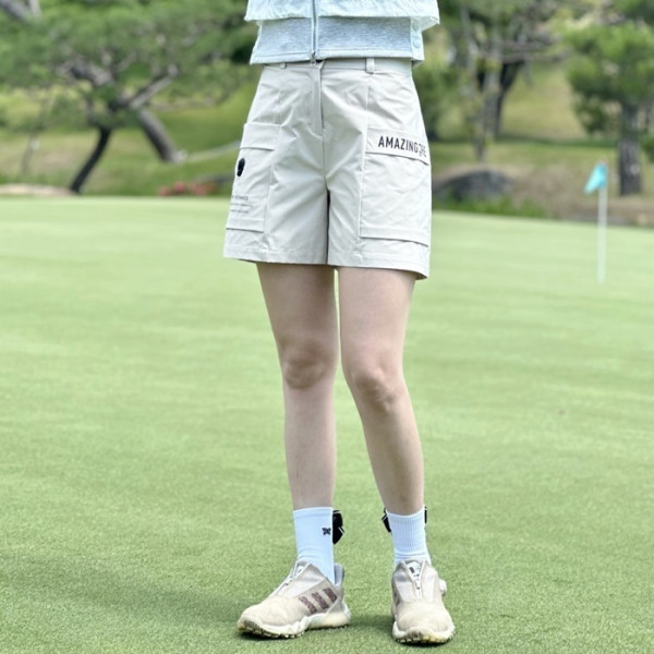 [Amazing Cre] 어메이징크리 여성 테크 카고 쇼츠 팬츠 - gol1813x