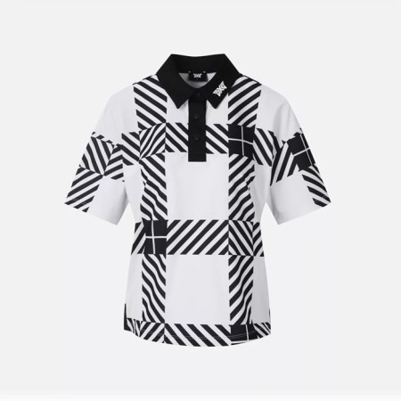 PXG 여성 썸머 패턴 쇼츠 슬리브 - gol1817x