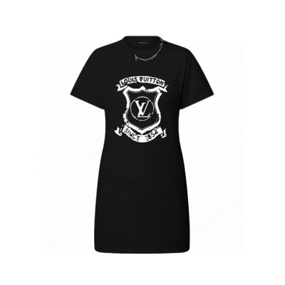 루이비통 여성 라운드 원피스 - Louis vuitton Womens Round One-pieces - lvc7954x