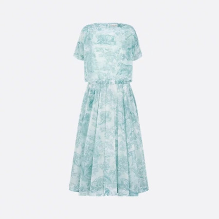 디올 여성 디올리비에라 플레어 미디 드레스 - Dior Womens Dioriviera Flared Midi Dress- dic7957x