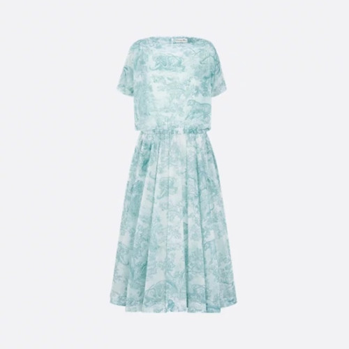 디올 여성 디올리비에라 플레어 미디 드레스 - Dior Womens Dioriviera Flared Midi Dress- dic7957x
