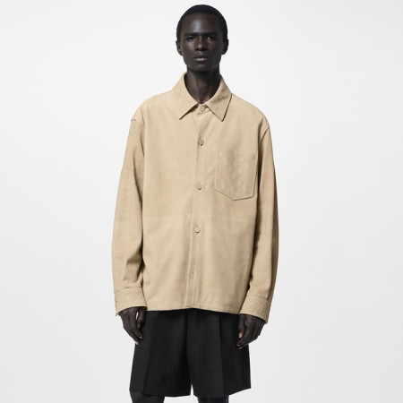 루이비통 남성 가죽 재킷 - Louis vuitton Mens Leather Jacket - lvc7971x