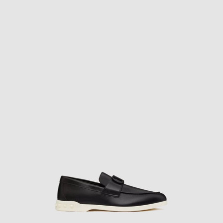 발렌티노 남성 레저 플로우 가죽 로퍼 - Valentino Mens Leisure Flow Calfskin Loafers - vas7685x