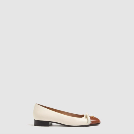 발렌티노 여성 발레 뒤 루아 포니 이펙트 카프스킨 발레리나 - Valentino Ballet du Roi Pony Effect Calfskin Ballerina - vas7813x