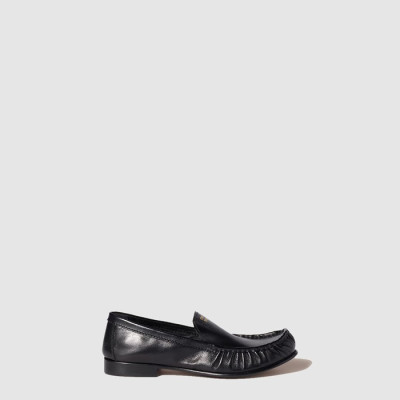 미우미우 여성 버팔로 가죽 로퍼 - Miu Miu Buffalo Leather Loafers - mis7844x