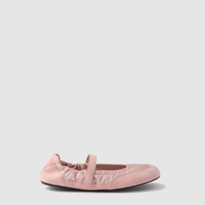 프라다 여성 컬랩스 리나일론 및 스웨이드 발레리나 - Prada Collapsible Re-Nylon and Suede Ballerina - prs7872x