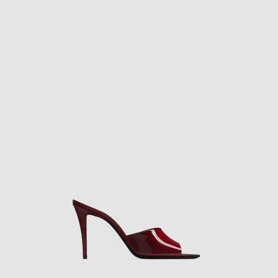 입생로랑 여성 페이턴트 Romy 뮬 - Saint Laurent Romy Patent Leather Mule - yss7938x
