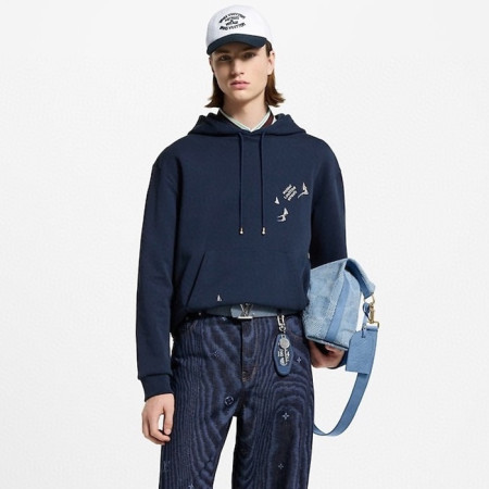 루이비통 남성 클래식 후드티 - Louis vuitton Mens Classic Hoodie - lvc8012x