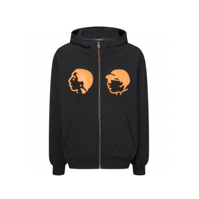 루이비통 남성 집업 후드티 - Louis vuitton Mens Zip-up Hoodie - lvc8014x