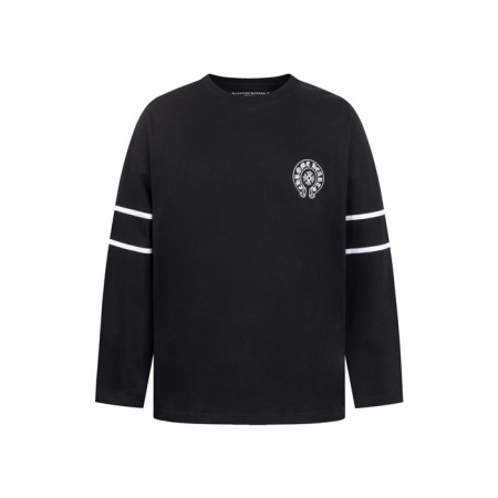 크롬하츠 남성 라운드 긴팔티 - Chrome Hearts Mens Round Tshirt - chc8019x