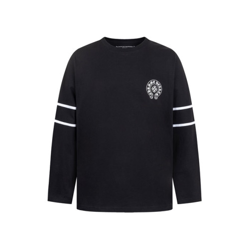 크롬하츠 남성 라운드 긴팔티 - Chrome Hearts Mens Round Tshirt - chc8019x