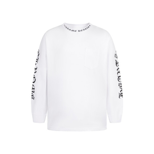 크롬하츠 남성 라운드 긴팔티 - Chrome Hearts Mens Round Tshirt - chc8024x