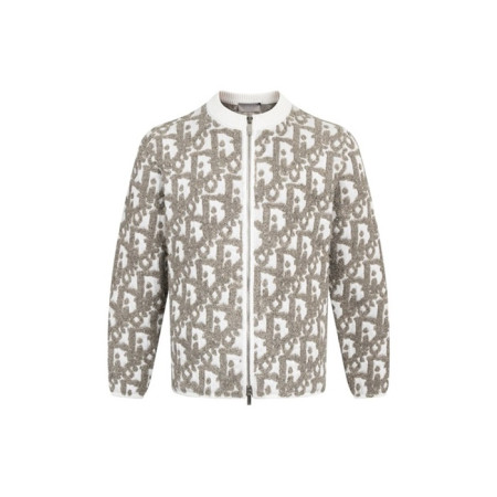 디올 남성 집업 스웨터 - Dior Mens Zip-up Sweater - dic8049x