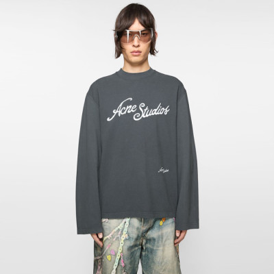아크네 남성 크루넥 긴팔티 - Acne Mens Round Tshirt - anc8083x