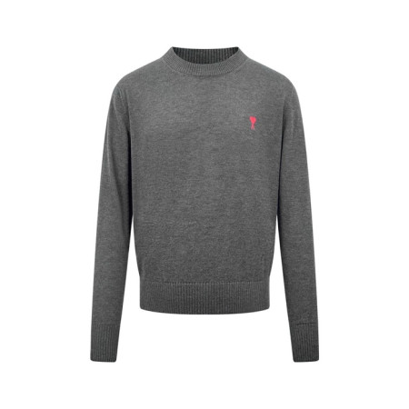 아미 남/녀 라운드 니트 - Ami Unisex Round Knitwear - amc8121x