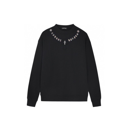 크롬하츠 남성 라운드 긴팔티 - Chrome Hearts Mens Round Tshirt - chc8132x