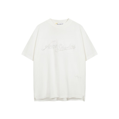 아크네 남/녀 라운드 반팔티 - Acne Unisex Round Tshirt - anc8136x