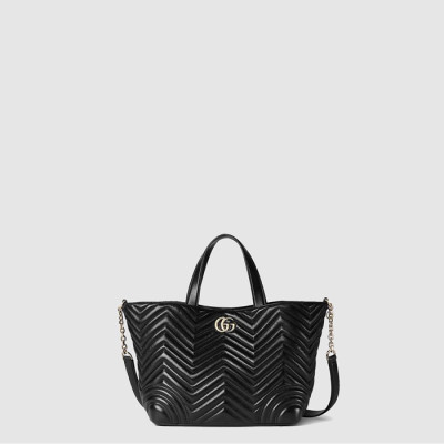 구찌 여성 GG 마몽 미디엄 토트백 - Gucci Womens GG Marmont Medium Tote Bag - gub9357x