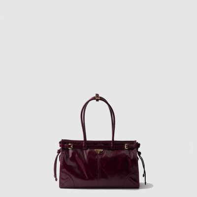 프라다 여성 보니 라지 가죽 핸드백 1BA433 - Prada Womens Bonnie Large Leather Handbag - prb9402x