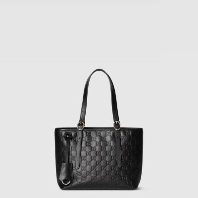 구찌 여성 GG 엠블럼 미디엄 토트백 - Gucci Womens GG Emblem Medium Tote Bag - gub9513x