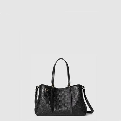 구찌 여성 GG 엠블럼 미디엄 토트백 - Gucci Womens GG Emblem Medium Tote Bag - gub9566x